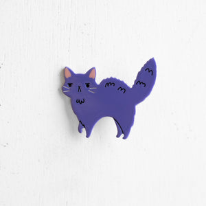 Purple Cat Clip