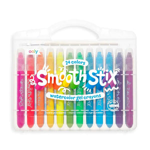 Smooth Stix Watercolor Gel Crayons- Set of 24
