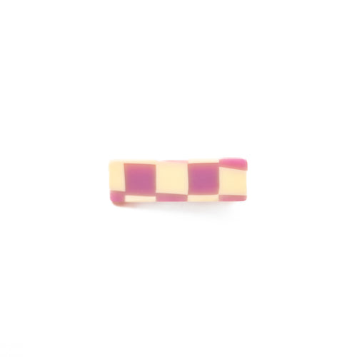 Lavender Checkers Clip