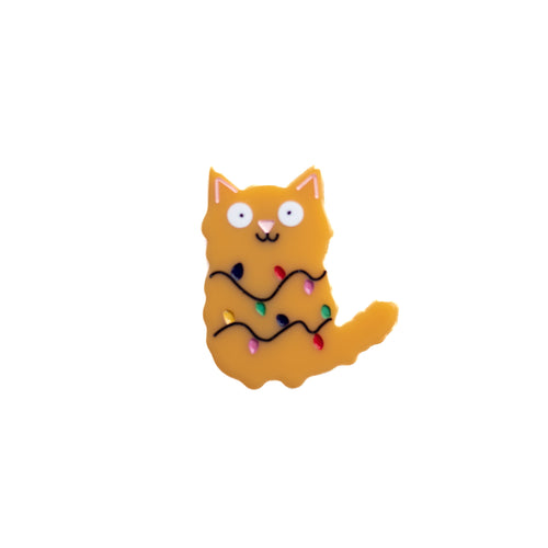 Christmas Kitty Clip