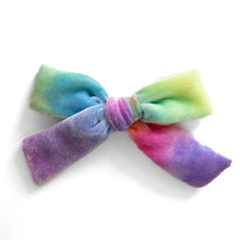 Rainbow Tie Dye Velvet // Large Schoolgirl