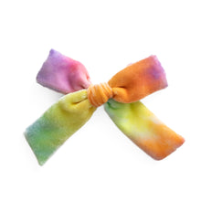 Rainbow Tie Dye Velvet // Large Schoolgirl